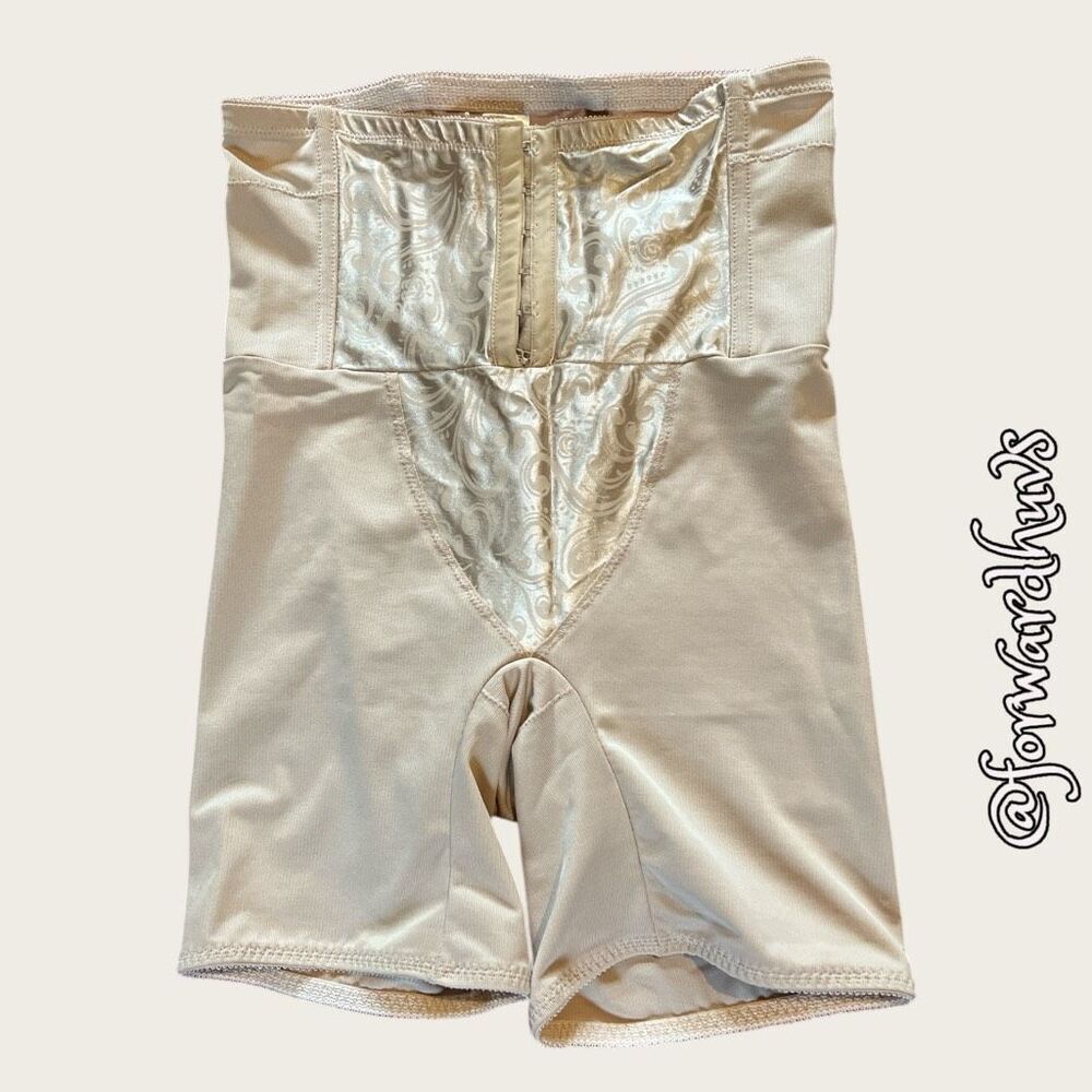 Cupid Beige High Waist - Waist Cinching Shape Wear - Size Large Shorts